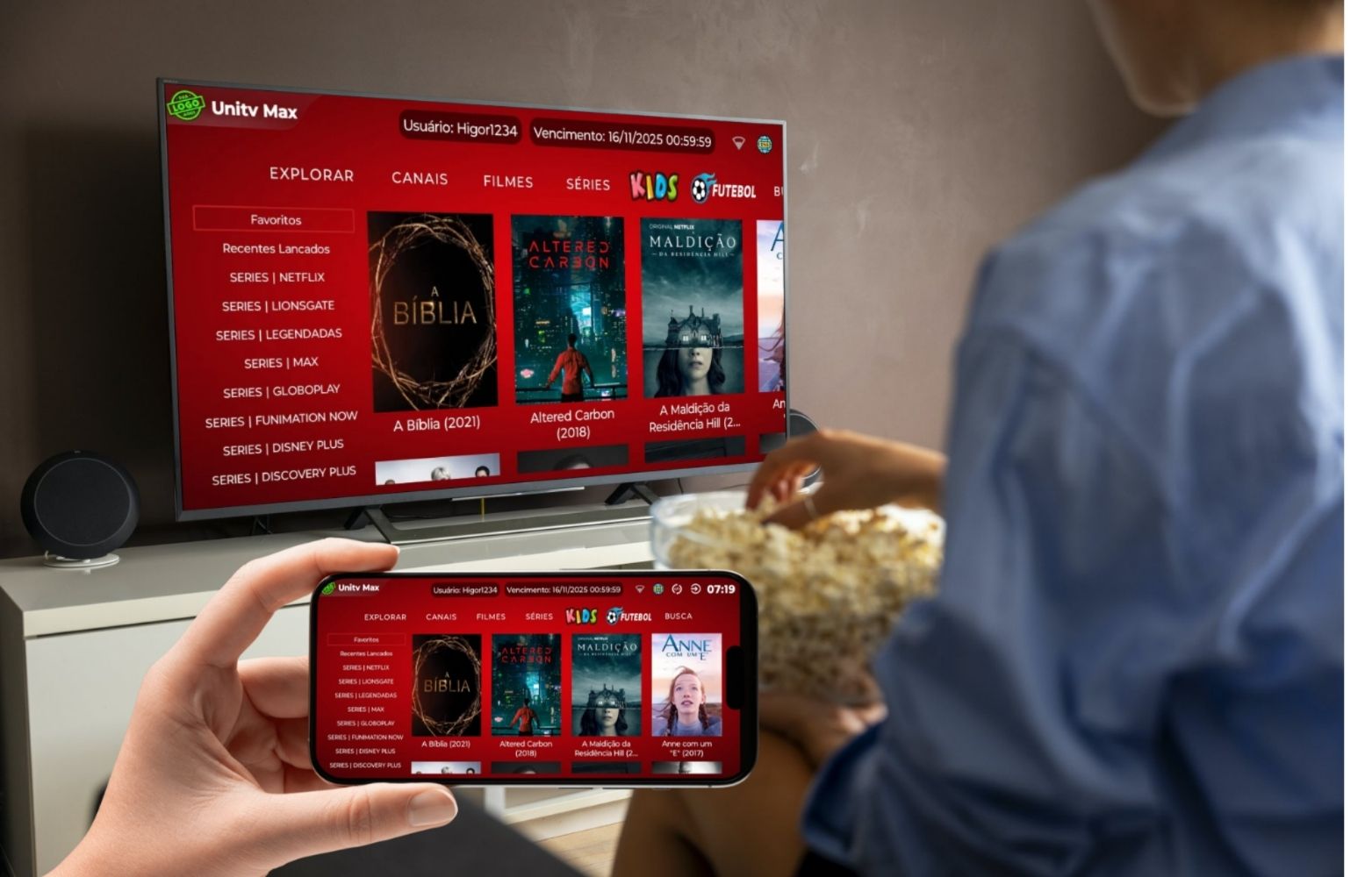 UNITV COM TESTE AUTOMÁTICO